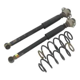 2x Golf 4 Beetle Feder hinten rechts +links 1J0511115AG + Stoßdämpfer - Bild 1