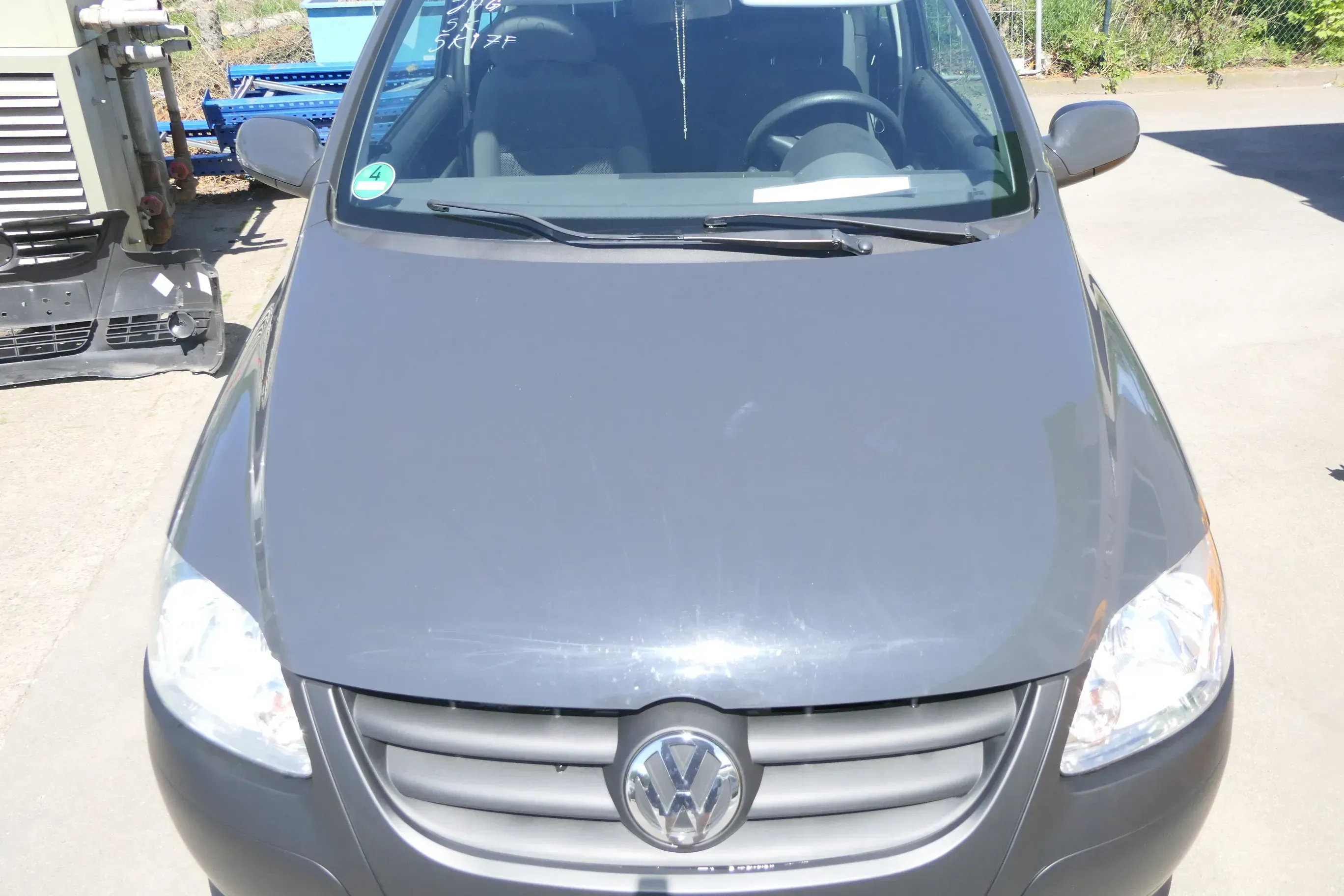 VW Fox 5Z Motorhaube Klappe vorn vorne grau LI7F - Bild 1