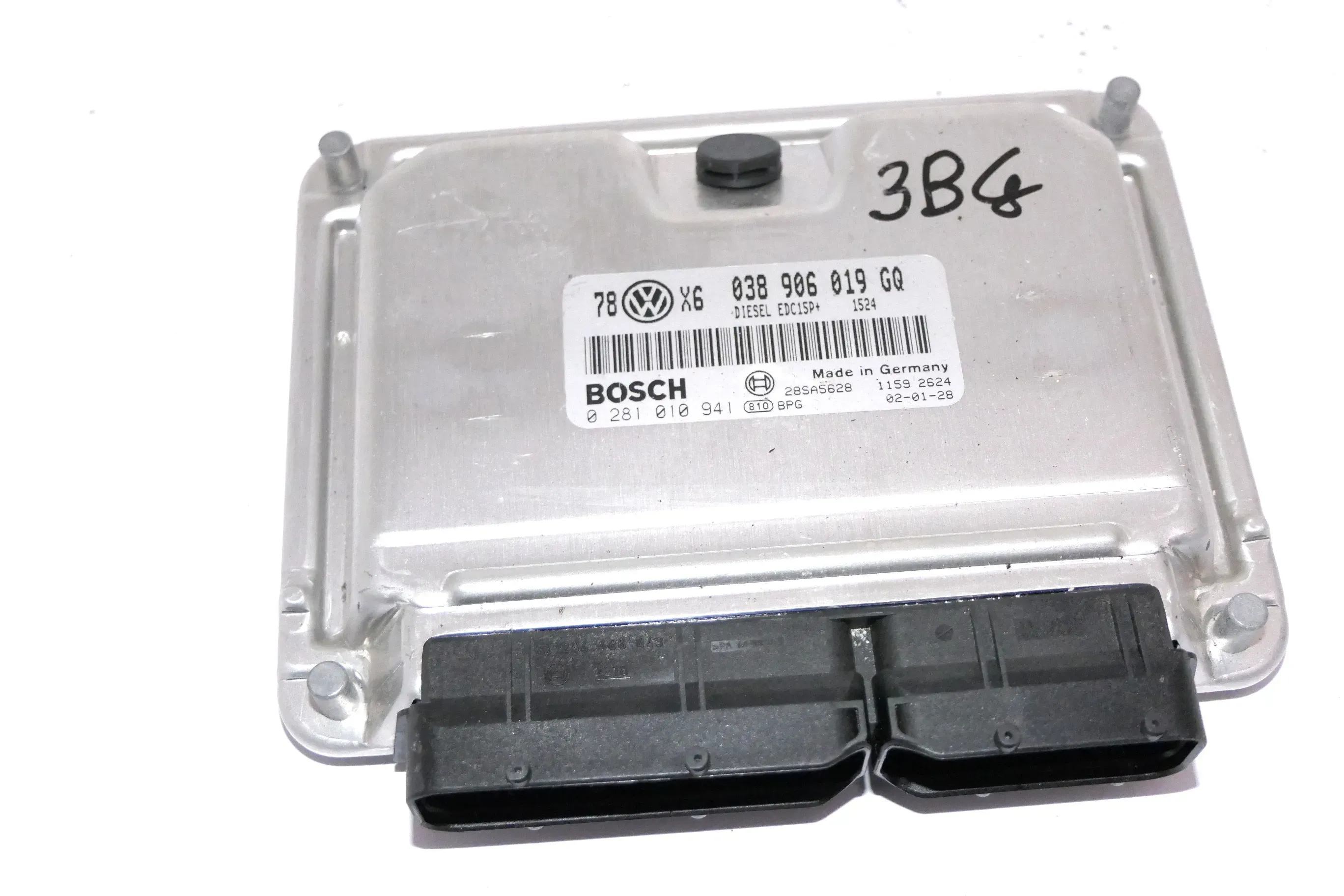 VW Passat 3BG Steuergerät Motor Motorsteuergerät 1,9 TDI 96kw AVF 038906019GQ - Bild 1