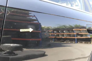 Audi A4 B7 8E Tür hinten links schwarz LY9B Kombi mit Scheibe + Rahmen - Bild 2