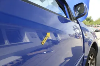 VW Lupo Seat Arosa Tür vorne rechts Beifahrertür blau LW5Z (für elektr.Fenst - Bild 3