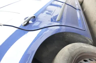 VW Touran 1T3 1T Tür hinten rechts Beifahrerseite blau LL5M - ohne Anbauteile - Bild 2