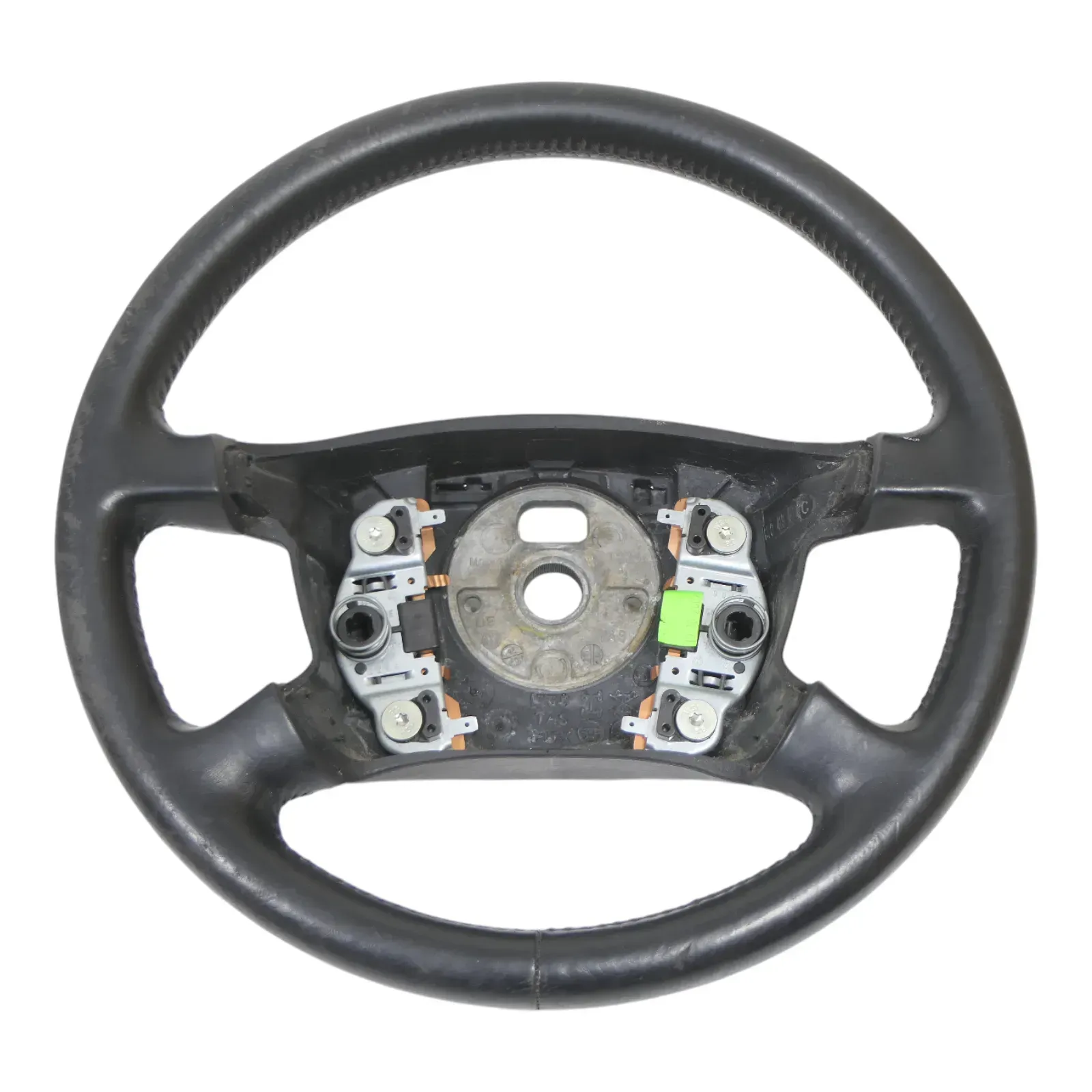 Skoda Fabia 6Y Lenkrad 4-Speichen 6Y0419091C E74 Leder Lederlenkrad -ohne Airbag - Bild 1