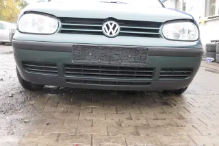 VW Golf 4 1J Stoßstange vorne Stoßfänger vorn grün LC6M Frontstoßstange - Bild 1