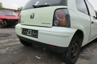 Seat Arosa 6H Stoßstange hinten gelb grün Facelift Heckstoßstange (evtl. LS6G ) - Bild 3