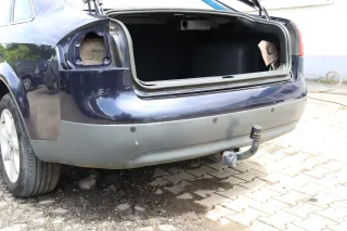 Audi A6 4B Limousine Stoßstange hinten Heckstoßstange Stoßfänger blau LZ5L PDC n - Bild 3