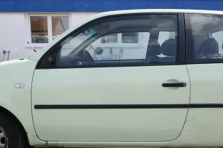 VW Lupo Seat Arosa Tür vorne links Fahrertür grün gelb LS6G (für elektr.Fensterh - Bild 1