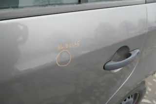 VW Touran 1T Tür hinten links grau LD7S mit Scheibe - OHNE Anbauteile - Bild 3
