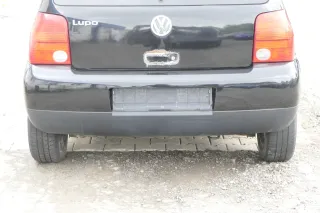 VW Lupo Stoßstange hinten Heckstoßstange Stoßfänger schwarz L041 - Bild 1