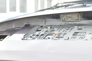 VW Passat 3A 35i Kombi Variant Heckklappe Klappe Kofferraumklappe blau grau LC5P - Bild 7