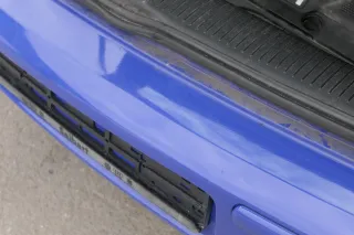 VW Polo 6N2 Stoßstange hinten Heckstoßstange Stoßfänger blau LA5C surf - Bild 2