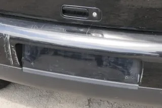 VW Lupo Stoßstange hinten Heckstoßstange Stoßfänger schwarz L041 uni - Bild 7