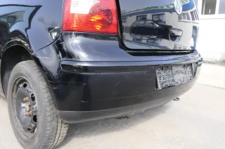 VW Polo 9N 9N3 Stoßstange Heckstoßstange hinten schwarz L041 uni black Spoiler - Bild 4