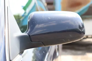 Audi A6 4B Spiegel Außenspiegel links elektrisch blau LY5K mit GLAS - Bild 2