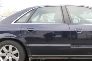 Audi A8 4D Tür Türblatt hinten rechts blau LZ5L mit Rahmen - Bild 1