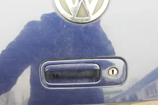 VW Polo 6N2 Heckklappe Klappe hinten Kofferraumklappe blau LB5N- ohne Anbauteile - Bild 5