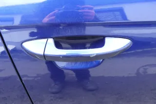 VW Passat 3C Kombi oder Limo Tür vorne rechts Beifahrer blau LD5Q ohneAnbautei - Bild 2