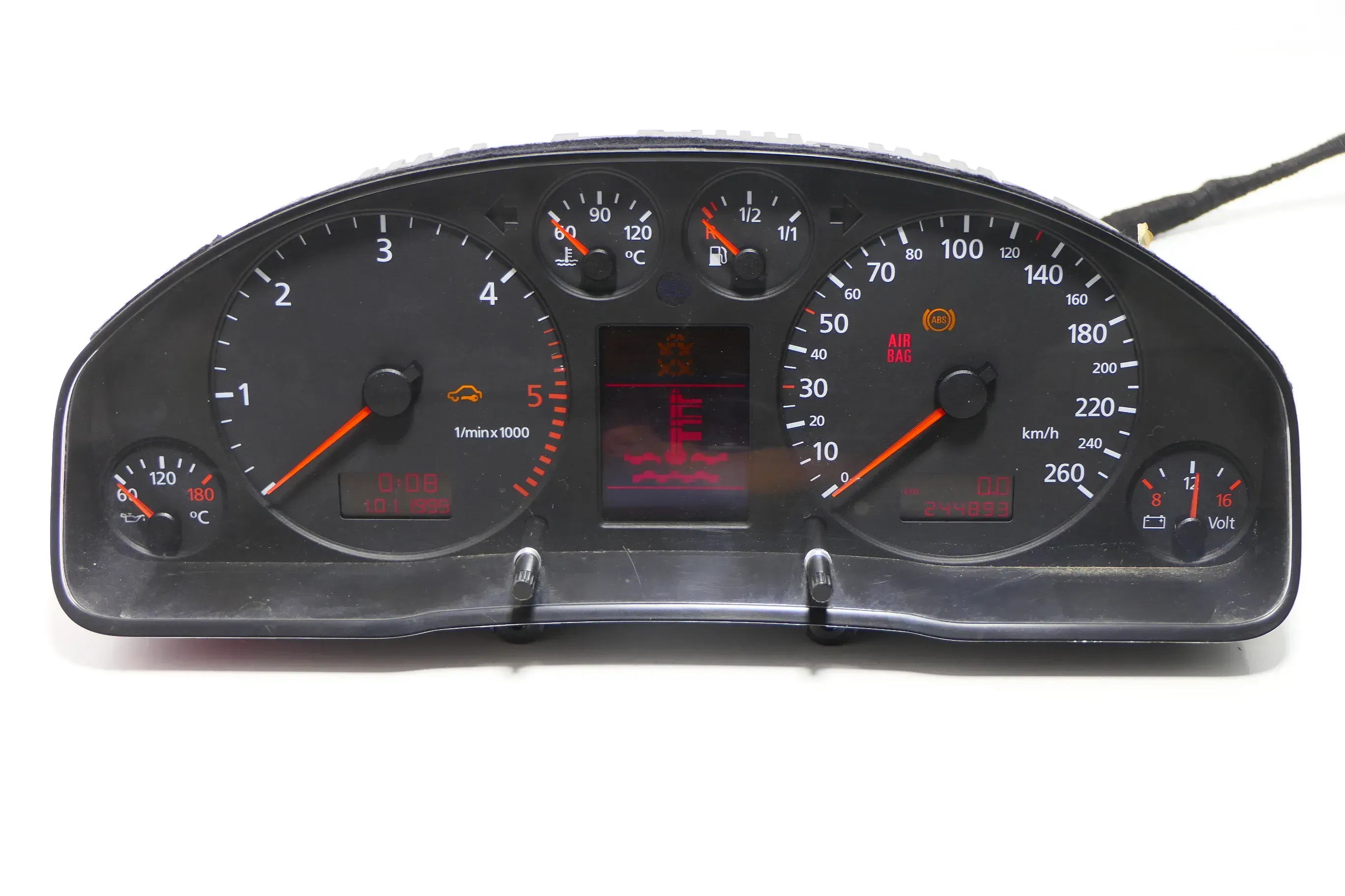 Audi A6 4B Tacho Tachometer Kombiinstrument 244.000km 4B0920931M 2,5 TDI - Bild 1