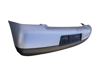 VW Lupo Stoßstange hinten Heckstoßstange Stoßfänger silber grau LR7X - Bild 5