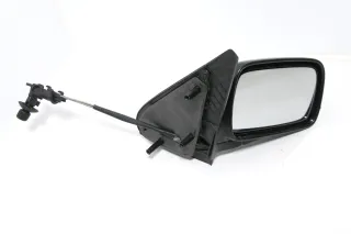 VW Polo 6N manueller manuell Spiegel Außenspiegel rechts schwarz - Bild 1