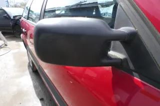 VW Passat 3A 35i mechansicher Spiegel Außenspiegel rechts mit Glas schwarz matt - Bild 3