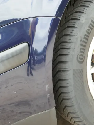 VW Golf 4 Stoßstange vorne Frontstoßstange Stoßfänger blau LC5H SWR -ohne Kappen - Bild 9