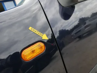 VW Golf 4 1J Kotflügel vorne links blau LB5N - Bild 4