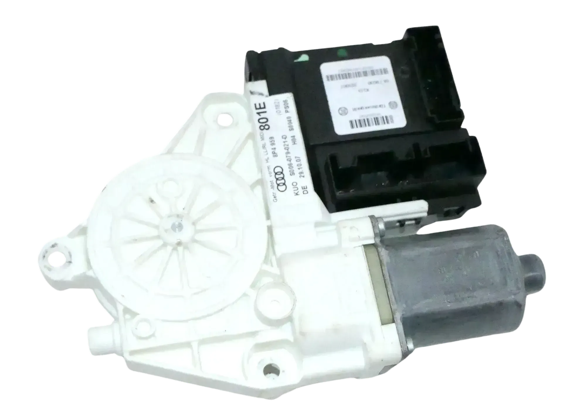 Audi A3 8P ektrischer Fensterheber Motor hinten links 8P4959801E 8P4959801F - Bild 1