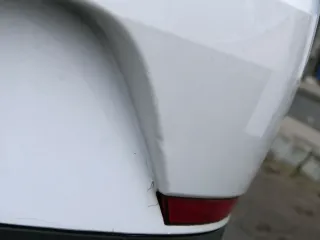 Seat Ibiza 6J Stoßstange Heckstoßstange hinten weiß LB9A 2/3-Türer Spoiler - Bild 14