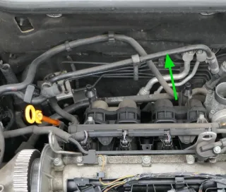 VW Polo 9N Fabia 6Y Unterdruckschlauch Schlauch Verbindungsschlauch 6Q0133352AM - Bild 1