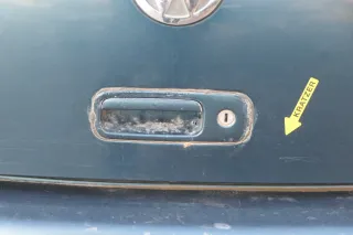 Golf 4 Limousine Heckklappe Kofferraumklappe Klappe hinten grün LC6X -ohneAnb - Bild 6