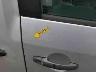 VW Caddy 3 2K Tür vorne rechts Beifahrertür silber LY7W -ohne Anbauteile - Bild 8