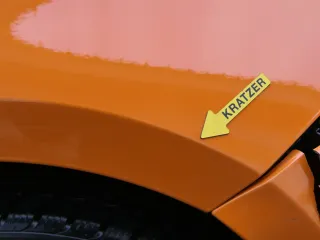 Seat Ibiza 6J Kotflügel vorne rechts orange LP2C 6J0821022A - Bild 6