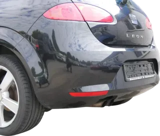 Seat leon 1P Stoßstange Heckstoßstange hinten schwarz LC9Z metallic - Bild 7