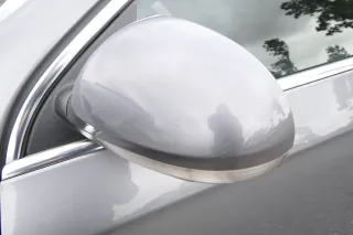 VW Passat 3C elektrischer Spiegel Außenspiegel links mit Glas Blinke grau LA7T - Bild 1