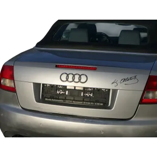 Audi A4 8H 8E Cabrio Heckklappe hinten Klappe silber LY7W Kofferraumklappe - Bild 2