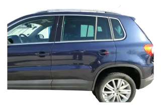 VW Tiguan 5N Tür hinten links blau LH5X - Bild 1