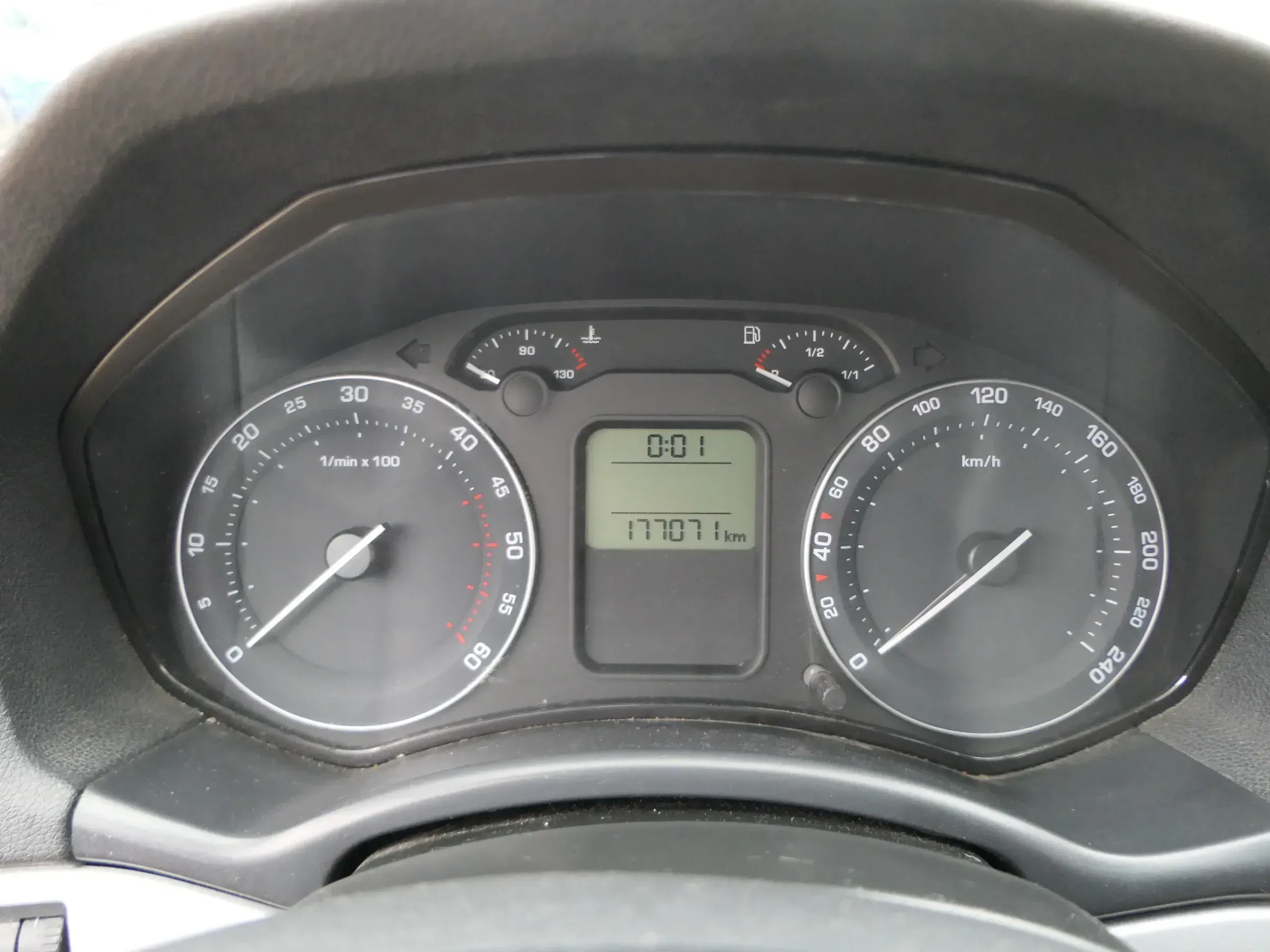 Skoda Octavia 1Z Tacho Tachometer Kombiinstrument 1Z0920812D TDI 177.000km - Bild 1