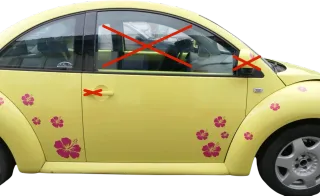 VW New Beetle 1C 9C Tür vorne rechts Beifahrertür schwarz L041 -OHNE Anbauteil - Bild 1