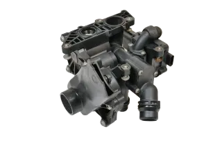VW Golf Passat Kühlmittelregler Wasserpumpe Pumpe Gehäuse 06L121111E - Bild 5