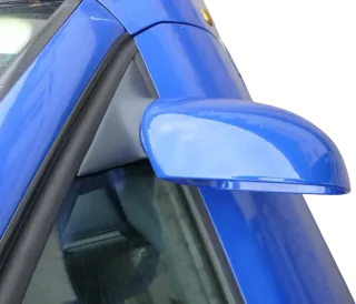 Audi A4 B5 Spiegel Außenspiegel rechts elektrisch blau LZ5M Glas Kappe - Bild 4