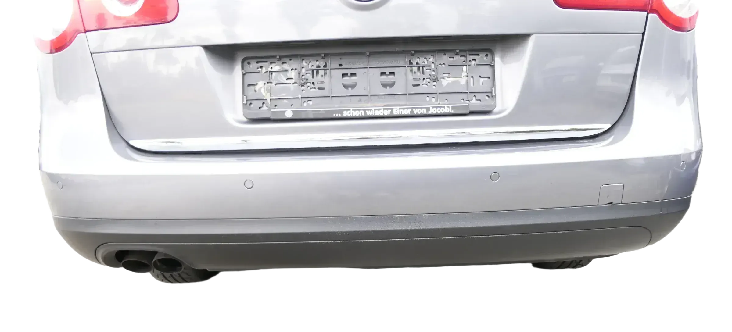 VW Passat 3C Kombi Stoßstange hinten Heckstoßstange Stoßfänger grau LA7T 9999244 - Bild 1