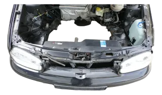 VW Golf 4 1E Cabrio Stoßstange vorne Stoßfänger vorn schwarz LC9Z - Bild 10