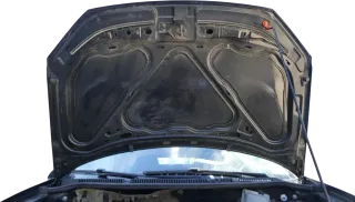VW Polo 9N3 Cross Motorhaube KLappe vorne schwarz LC9Z Haube - Bild 3