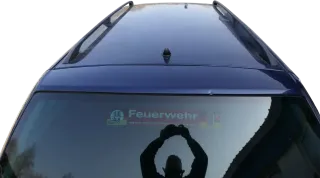 Passat 3BG Kombi Variant Heckklappe Klappe Kofferraumklappe grau LD7W Scheibe - Bild 10