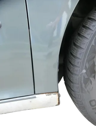 VW Golf 5 V 1K Kotflügel vorne rechts grau grün LA6Q - Bild 2