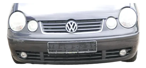 VW Polo 9N Stoßstange Frontstoßstange vorne schwarz LC9Z