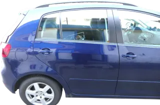 VW Golf Plus 5M 6 521 Türblatt Tür hinten rechts blau LD5Q + Rahmen Türblatt - Bild 1