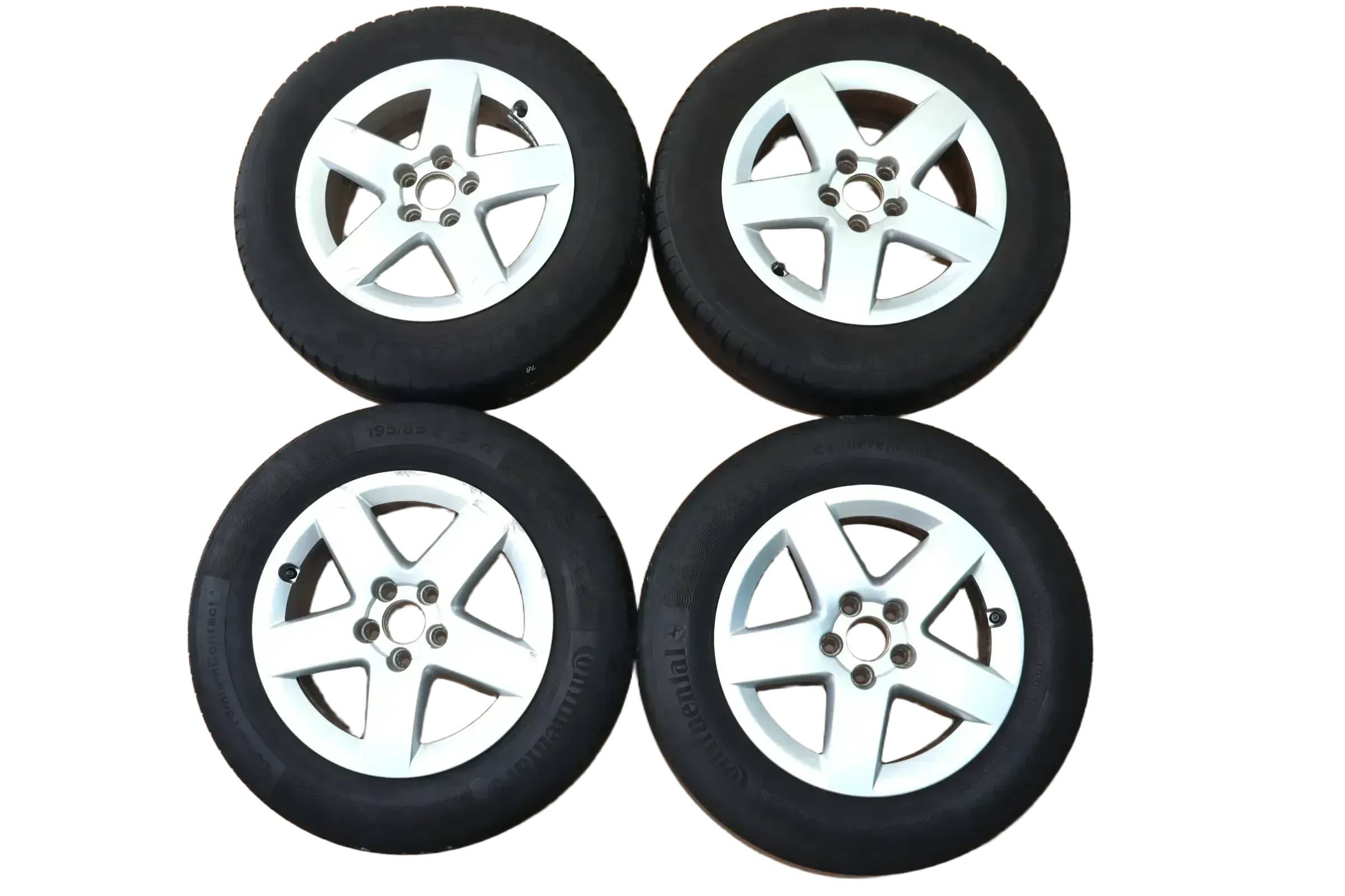 Audi A3 8L Alufelgen Reifen Felgen 195/65 R15 Sommerreifen 8L0601025P 3-4mm - Bild 1