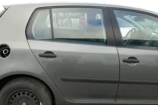 VW Golf 5 V 1K Tür Türrahmen hinten rechts 4/5-Türer grau LA6Q saga- mit Scheibe - Bild 1